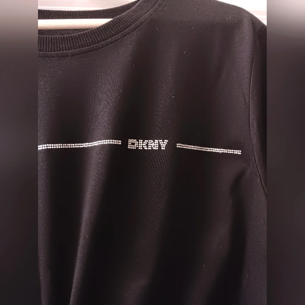 Calvin Klein Rhinestone Shirt Sport Black Size L - Picture 13 of 14